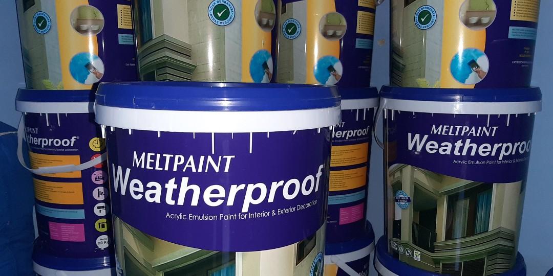 melt paint waterproof palsu